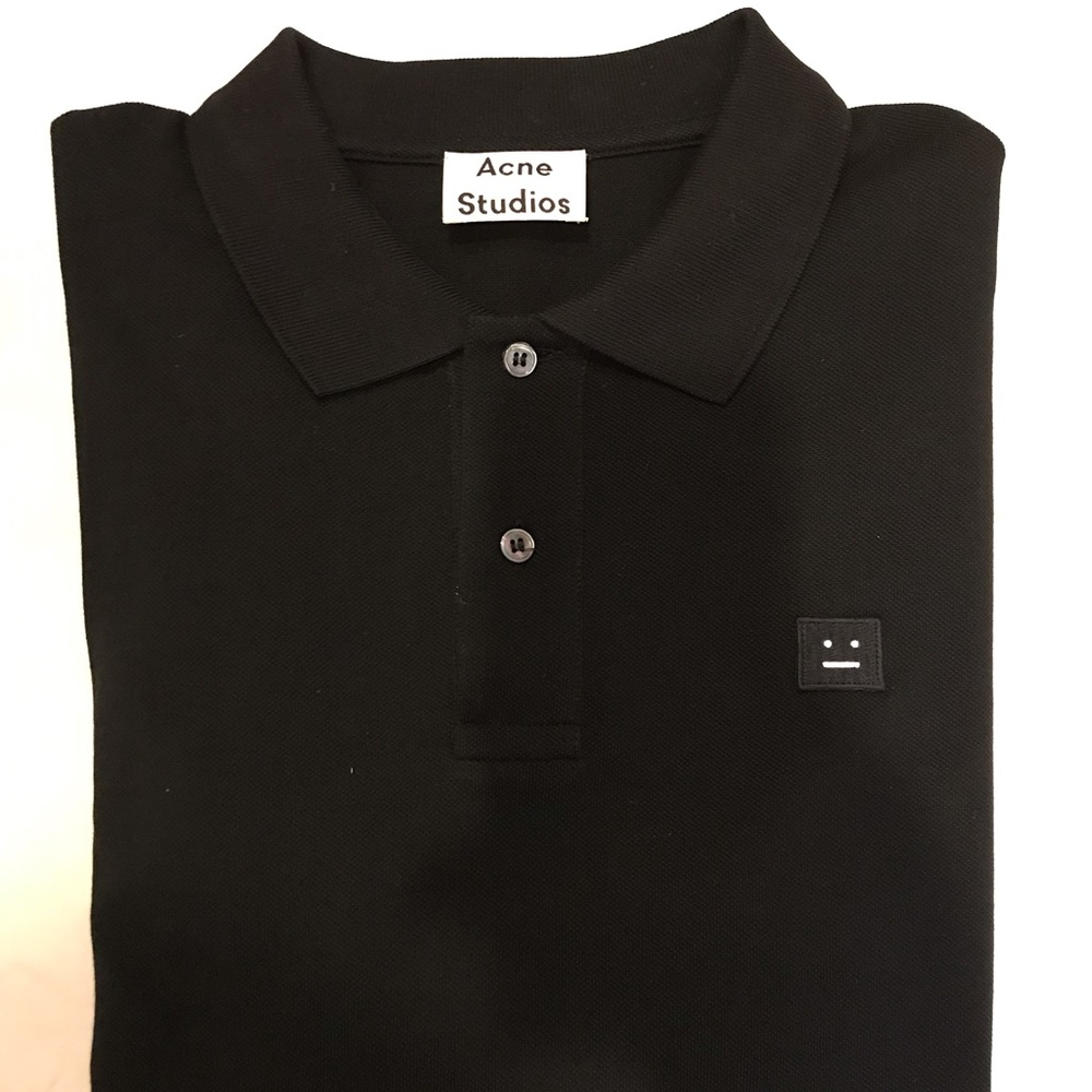 Acne studios kolby long sleeve in black medium